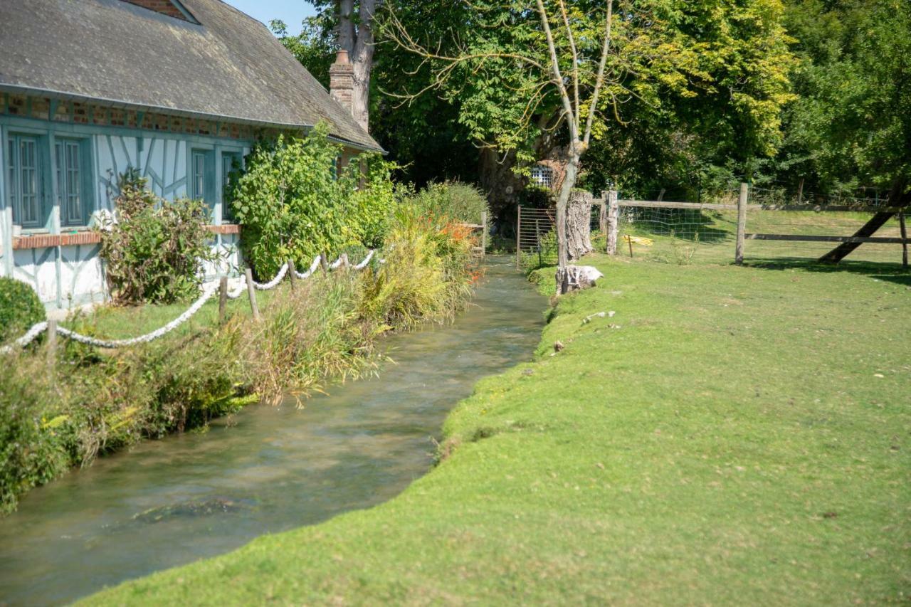 Gasthaus La Maison Du Bonheur Roulotte Saint-Ouen-sous-Bailly Exterior foto